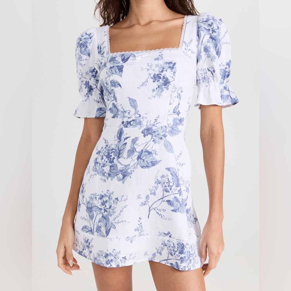 Reformation Evianna Linen Dress